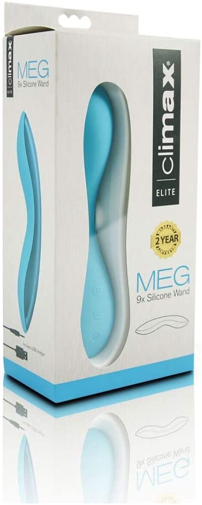 Climax Elite,MEGAN 9X Silicone vibe blue