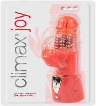 Climax Joy 3x multi-purpose rabbit vibe red