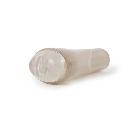 CyberSkin® Release™ Deep Throat Stroker, transparente, vibrante