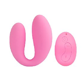 Vibrador con 10 velocidades y control remoto recargable silicon