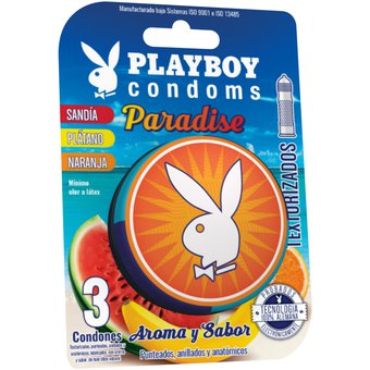 PLAYBOY PARADISE C/3 SANDIA PLATANO NARANJA