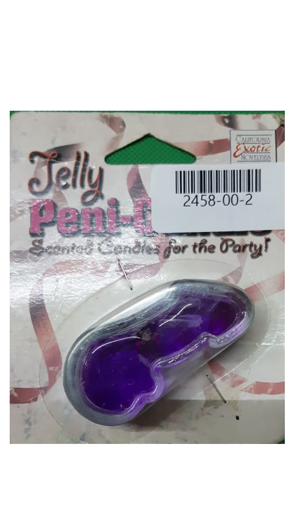 VELAS AROMATIZANTES JELLY PENI-CANDLE