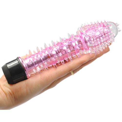 Vibrador de cristal con puntas 