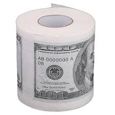 papel del baño de dolar