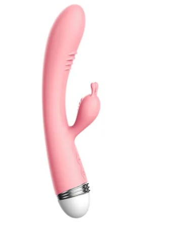 VIBRADOR DESILICON ESTIMULADOR DE PUNTO G, RECARGA USB 