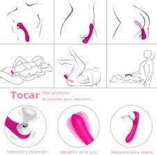 VIBRADOR Y SUCCIONADOR RECARGABLE