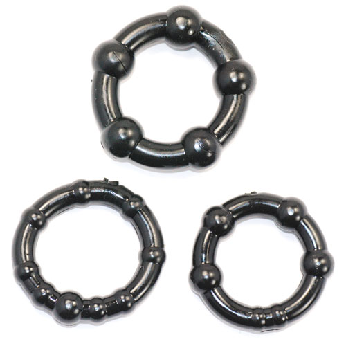 Kit de anillos de vigor negros