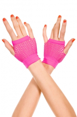 Guantes de red Fucsia