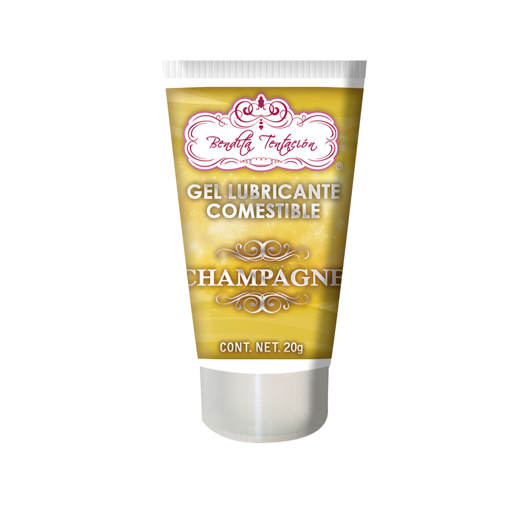 Lubricante BENDITA TENTACION 20ml CHAMPAGNE