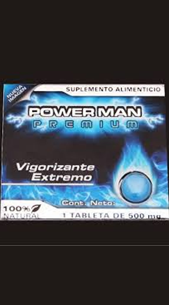 POWER MAN 1 PASTILLA