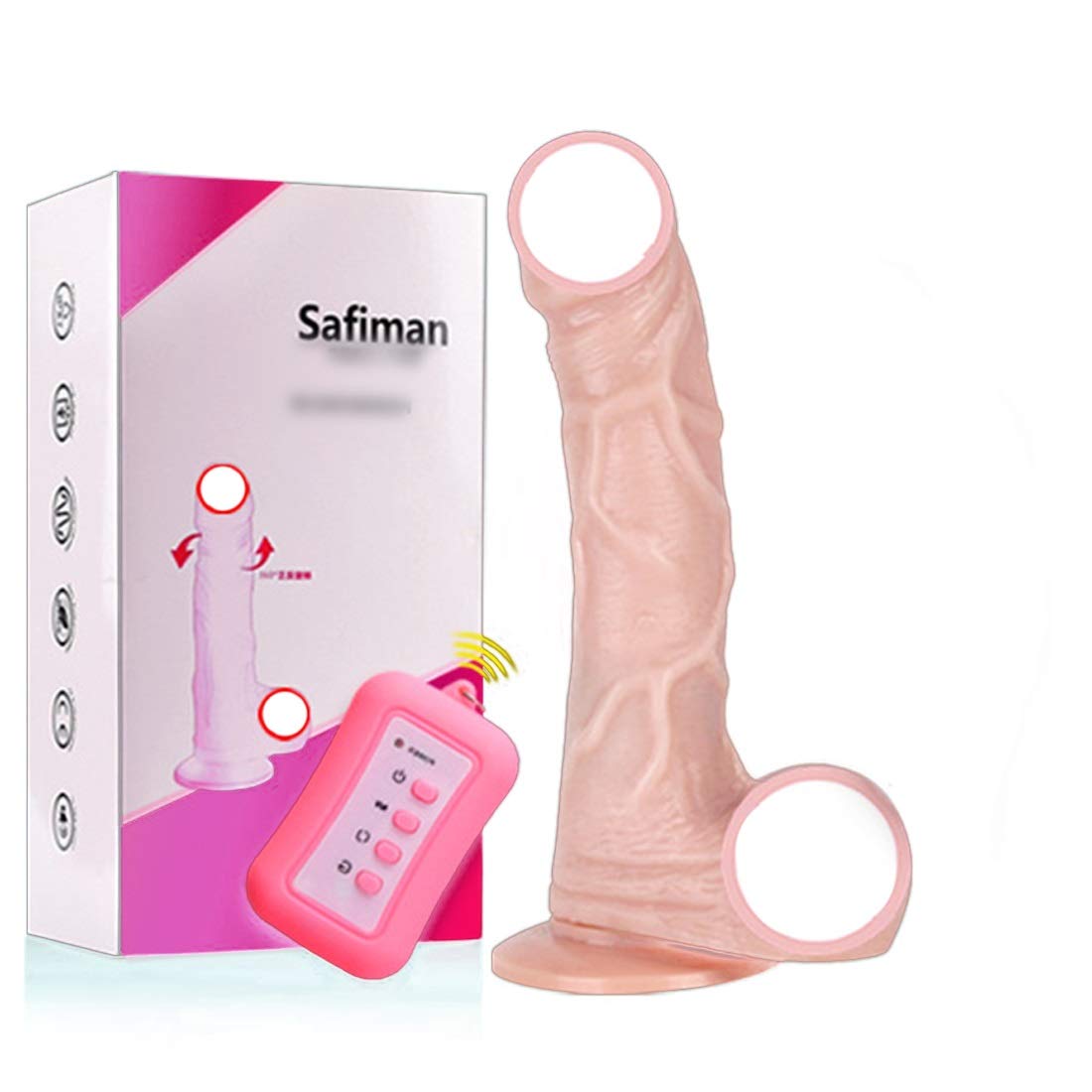 DILDO CHICO CON ROTACIÓN DE 360°