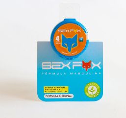 Pastillas estimulantes Sex Fox con 4 pzs.