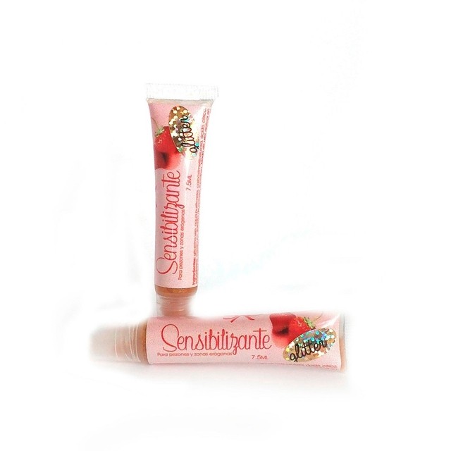 LABIAL SENSIBILIZANTE SABOR FRESA, SANDIA Y CHICLE