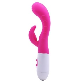 Vibrador de punto g y clitoris con motor dual