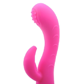 Vibrador de punto g y clitoris con motor dual