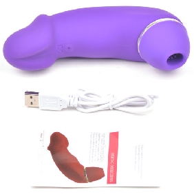 Estimulador de clitoris con succion y penetracion