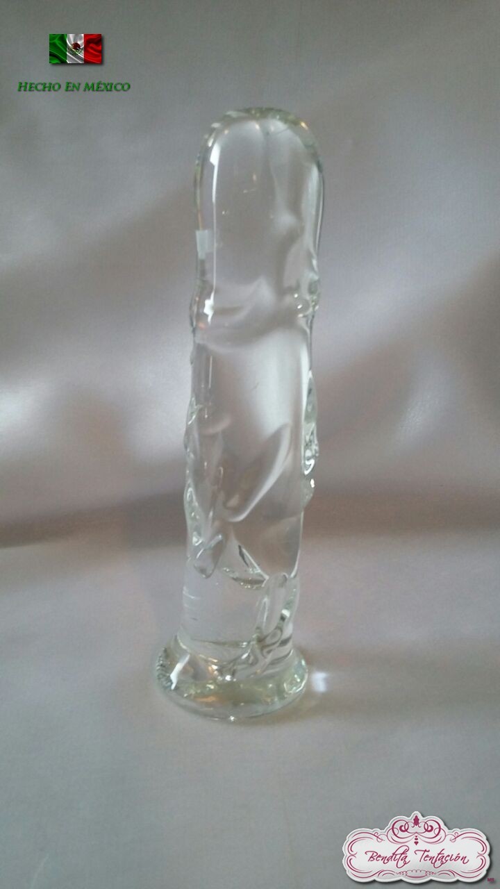 Dildo realista de cristal Mediano