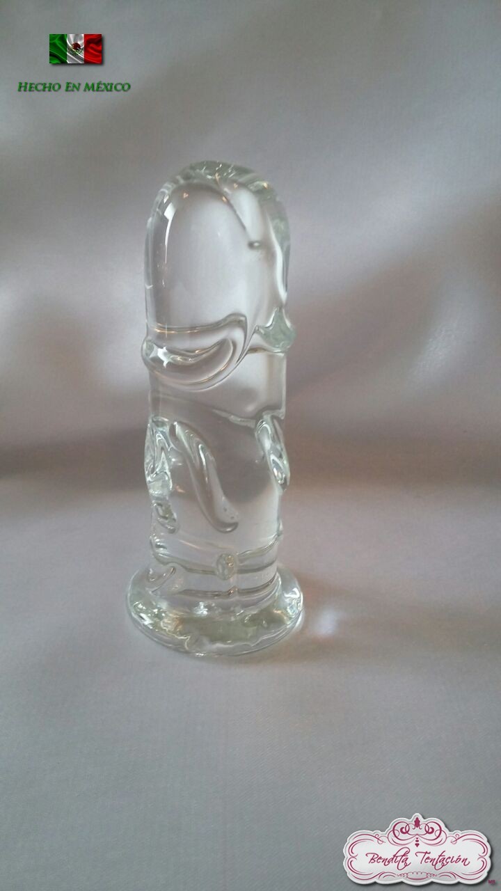 Dildo realista de cristal chico