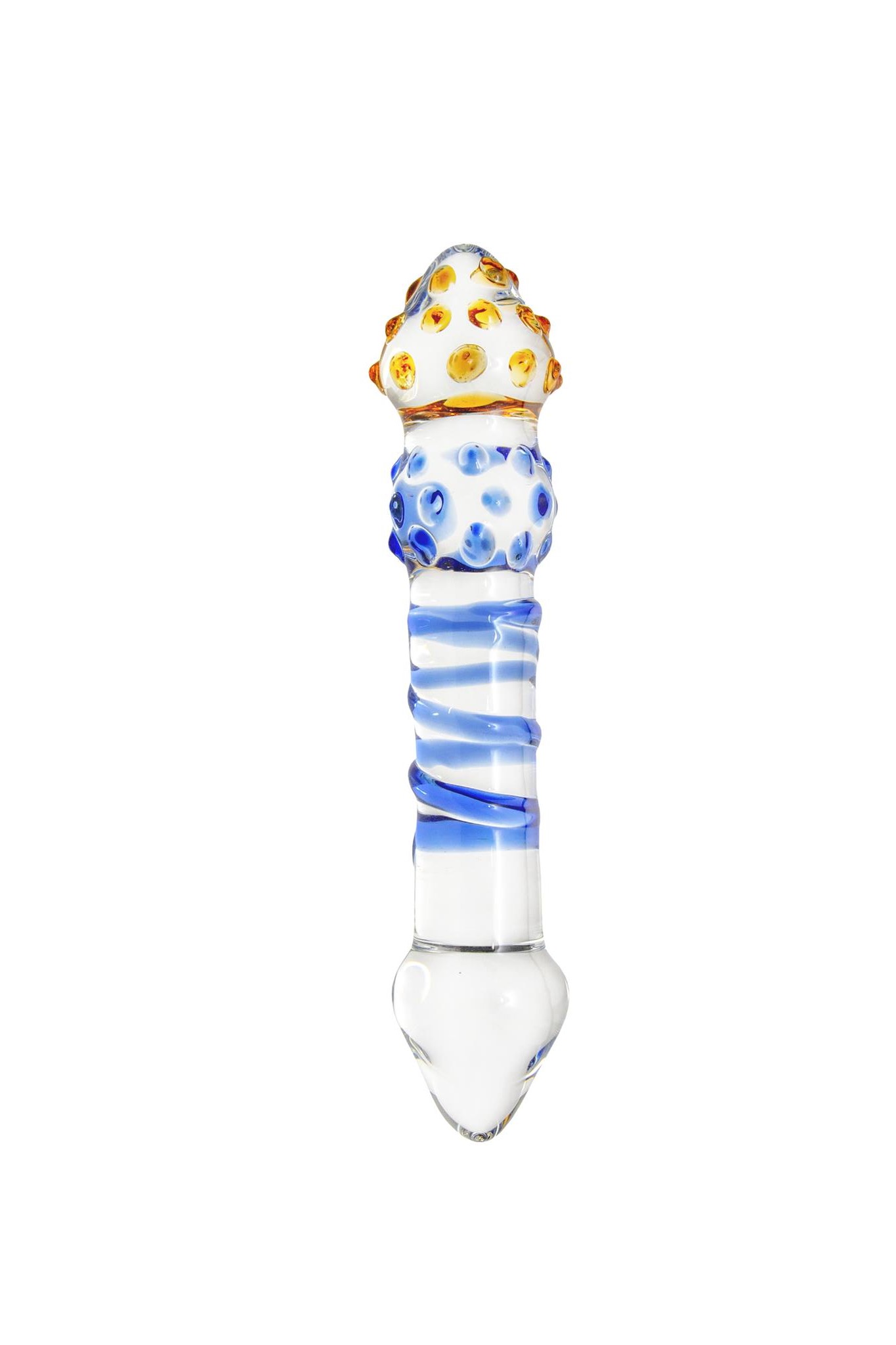 Dildo de cristal con dobe cabeza