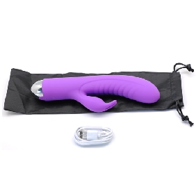 Conejo vibrador con 20 velocidades funcion de dedo